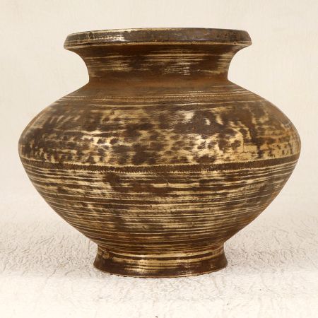 Traditional Premium Brass Holy Water Pot for Hindu Rituals