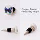 Multicolor Butterfly Ceramic Wine Stopper Online