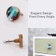 Multicolor Resin And Wood Cabinet Knob