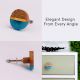 Sea Green Wooden Resin Round Dresser Knobs
