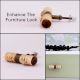 Natural Round Rattan Cabinet Knobs