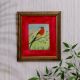 Fine Water Colour Painting of Bird in Frame for Decoration