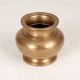 Elegant Brown Handcrafted Holy Water Pot Made of Brass