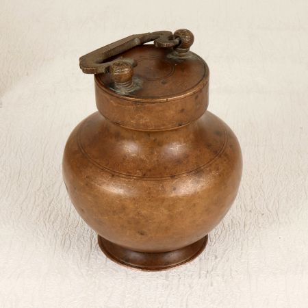 Indian Traditional Holy Brass Ganga Jali for Home Decoration