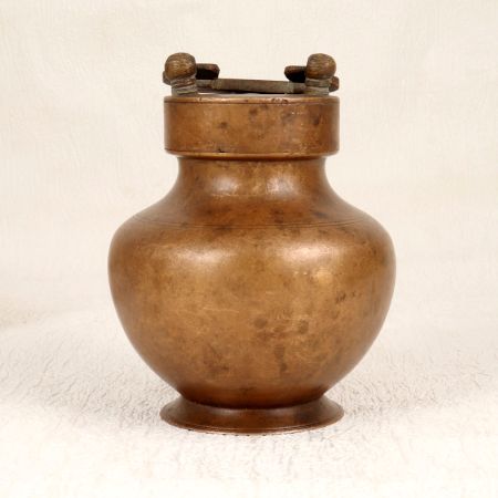 Indian Traditional Holy Brass Ganga Jali for Home Decoration