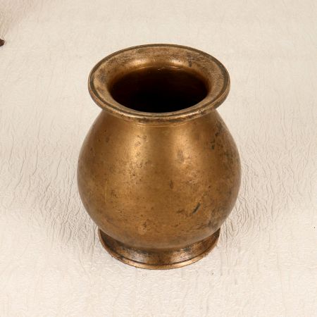 Handcrafted South Indian Holy Water Pot Made of Finest Brass