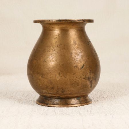 Handcrafted South Indian Holy Water Pot Made of Finest Brass