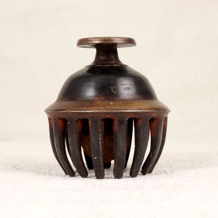Vintage Handmade Bell Metal Elephant Bell in Dark Finish