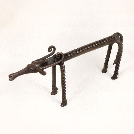 Tribal Art Vintage Brass Ox Statue for Home Decoration