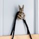 Modern Antique Rabbit Premium Iron Wall Hook in Set of 3