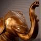 Indian Handcrafted Brass Elephant Statue in Pair for Decoration