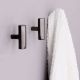Modern Grey Hexa Gilli Iron Wall Hooks-3 Pieces
