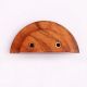 Handmade Modern Natural Wooden Door Small Handles Pack of 2 Pieces (3 Inch)