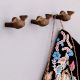 Antique Small Bird Iron Wall Hooks-Pack of 3
