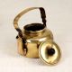 Brown Finish Used Kettle Made of Finest Brass for Decoration