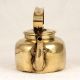 Brown Finish Used Kettle Made of Finest Brass for Decoration