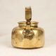 Brown Finish Used Kettle Made of Finest Brass for Decoration