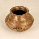 Gujarati Vintage Brass Holy Water Pot for Home Decor