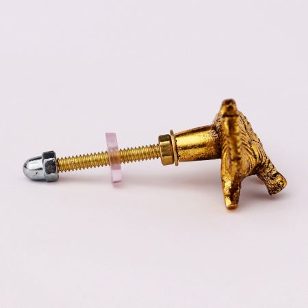 Golden Dinosaur Aluminium Cabinet Knobs