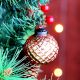 12 Pieces Modern Glass Christmas Hanging Ornaments For Tree Decoration 