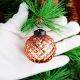 12 Pieces Modern Glass Christmas Hanging Ornaments For Tree Decoration 