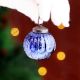 12 Pieces Modern Blue Coloured Christmas Ornaments