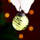 12 Pieces Decorative Lime Green Coloured Christmas Ornaments