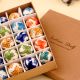 25 Pieces Decorative Multicolor Round Tiny Ceramic Christmas Ornaments