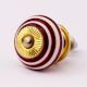 Old Cherry Striped Knob