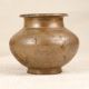 Engraved Beautiful Brass Holy Water Pot in Brown Finish for Prayer