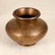 Vintage Brown Finish Holy Water Pot Made of Finest Brass
