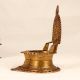 Gajalakshmi Oil Lamp Diya Made of Brass for Prayer Room