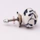 Grey Leaf Ceramic Knob (1)