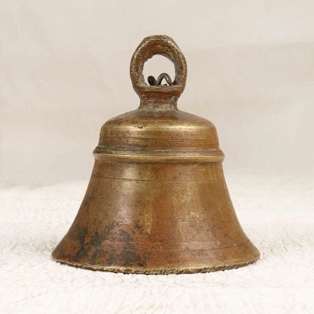 Handcrafted Traditional Bell with Loop Made of Bell Metal