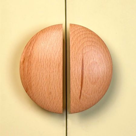 Wooden Natural Door Handles (Medium Size) Pack of 2 Pieces