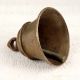 Handcrafted Bell Metal Brown Temple Bell for Prayer Room