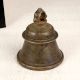 Elegant Brown Vintage Temple Bell Made of Finest Bell Metal