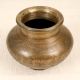 Carved Handmade Brass Holy Water Pot for Auspicious Occasions
