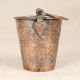 Small Islamic Art Bucket Made of Copper for Decoration