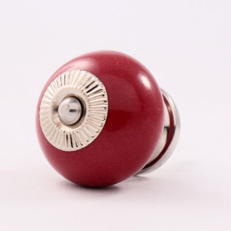 Cherry Solid Round Knob