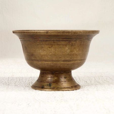 Vintage High-Quality Kumkum Tilak Cup Made of Brass