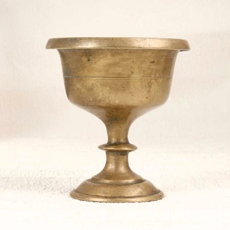 Holy Vintage Brown Finish Cup for Hindu Rituals