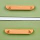 Natural Wooden Bee Door Handles 6 Pieces