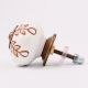 Brown Golden Decorative Leaf Drawer Knob-6 Pieces