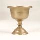 Vintage Brass Holy Cup for Prayer in Brown Finish