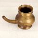Handmade Holy Water Pot with Spout Made of Brass for Rituals
