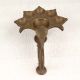 Vintage Brass Aarti Oil Lamp with 5 Jyot for Prayer Room