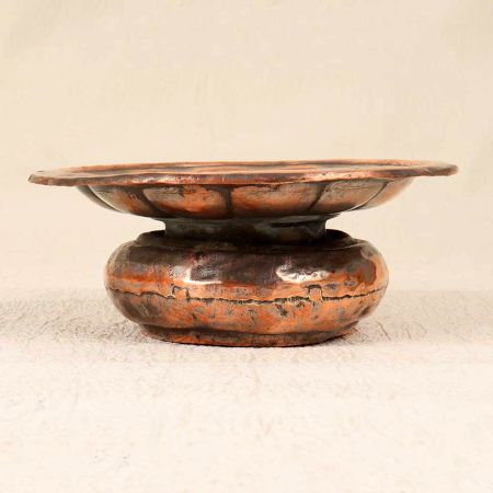 Handmade Vintage Copper Ugal-Daa Spittoon for Decoration