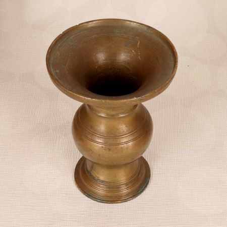 Handmade Traditional Brass Flower Pot from South India