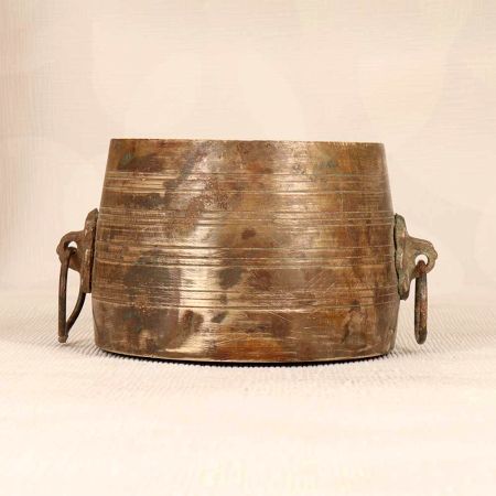 South Indian Traditional Rice Measurement Bowl for Decoration